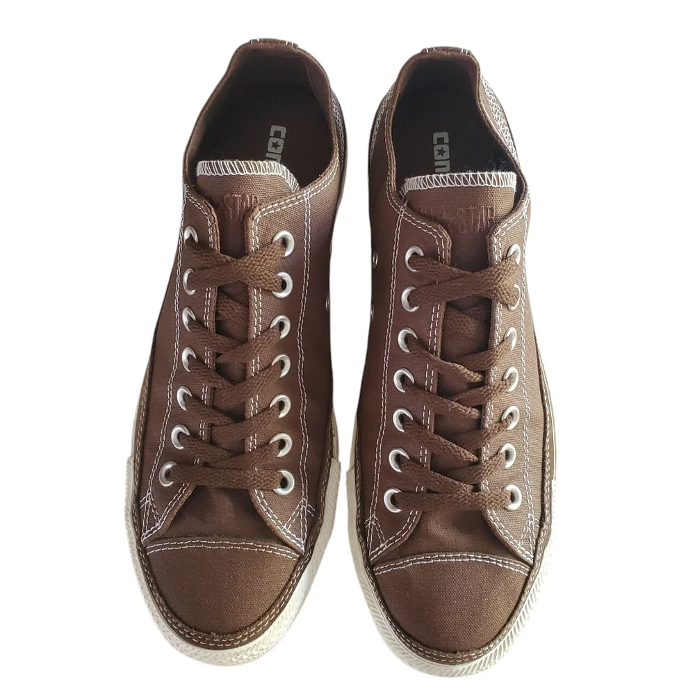 CONVERSE Chuck Taylor All Over‎ Brown Low-Top Lace-Up Sneaker Unisex W 11 | M 9